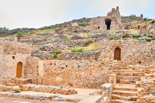 ruins of the ancient city of Monemvasia