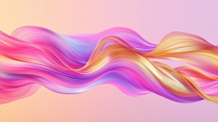 Vivid, flowing colors with digital art feel.
