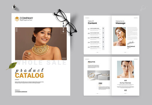 Jewellery Product Catalog Template