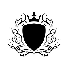 Obraz premium Heraldry Crest illustration template