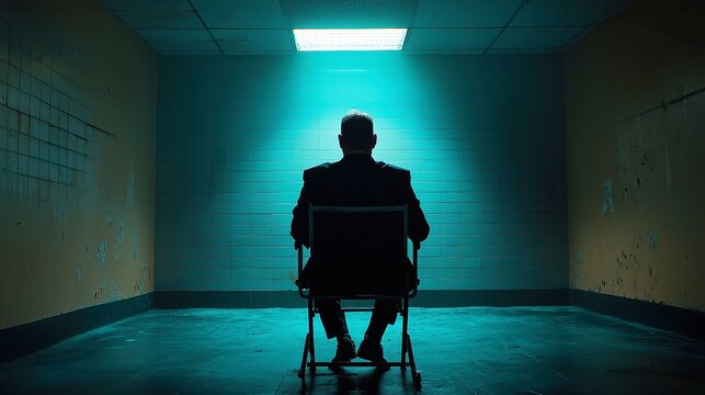 Police Interrogation Techniques, examining strategies for eliciting confessions, featuring a minimalist environment, focused on clarity and intent in communication settings.
