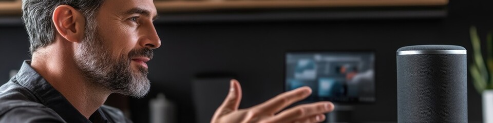 Obraz premium A person listens intently to a presentation or speech, possibly in a conference setting