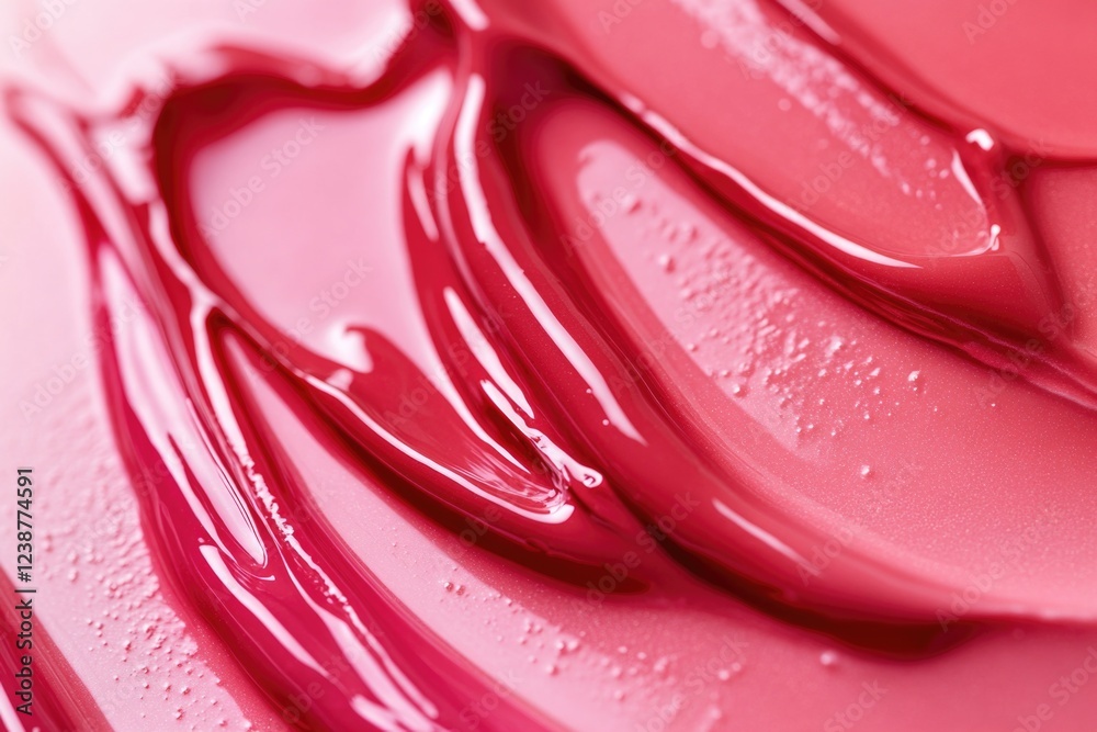 Aufkleber A detailed view of pink paint on a surface, suitable for use in DIY tutorials or product demonstrations