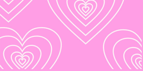 Valentine's day theme background with colored love elements, minimalist valentine's day theme background