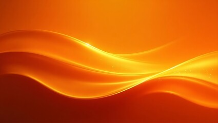Abstract orange rays  dynamic golden streaks  smooth gradients  futuristic background