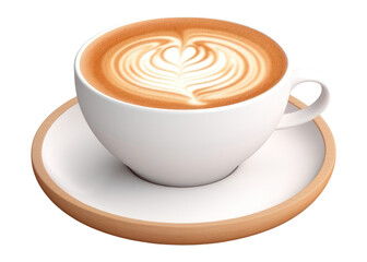 PNG Latte cup coffee drink.