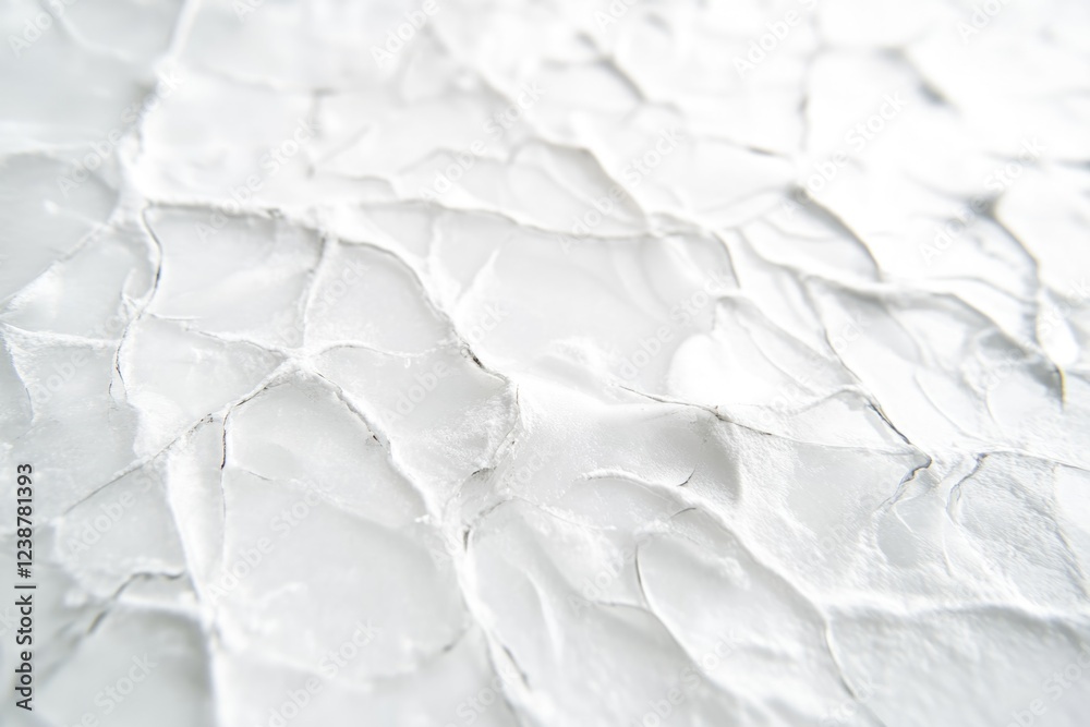 Poster close-up shot of a white surface covered in white paint, ideal for use as a background or texture