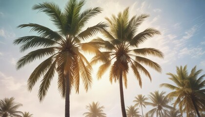 Stunning watercolor painting of a palm tree with a dreamy vibe, watercolor, dreamy, painting