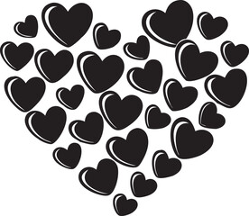 Fototapeta premium A 3D render of a vector illustration of a heart shaped 
