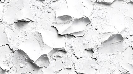 Obraz premium Abstract Texture of Cracked White Paint on Wall Surface