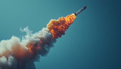 Missile Launch: A Dramatic Ascent into the Atmosphere