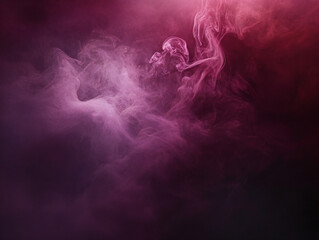 Deep Burgundy Smoke Texture Background with Ethereal Abstract Swirls