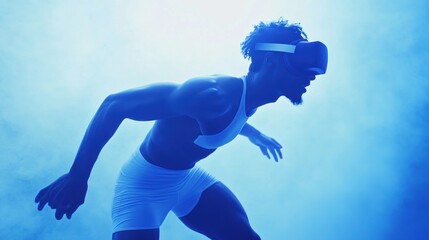 VR Athlete Leaps; Blue Studio; Futuristic Game