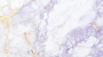 Elegant white marble texture with purple veins and gold accents for luxury interior design, branding, and sophisticated backgrounds