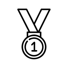 Medal with Ribbon Icon