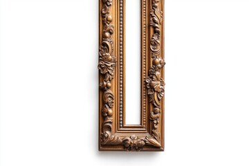 A simple mirror on a wall, great for interior design and decoration