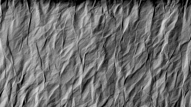 PNG Clean black texture effect background with copy text space paper crumpled textured.