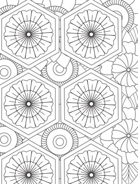 PrintFlowers Coloring Pages For Adule