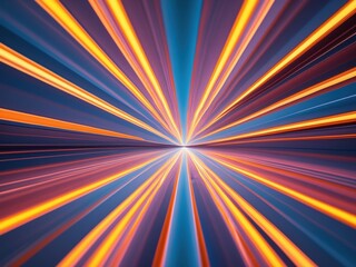 Obraz premium Dynamic Light Trails Creating Abstract Energy Burst Effect