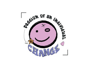 passion of individual is change vector design for print of t shirt , banner, poster and other use