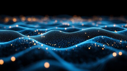 Deep Blue Particle Wave