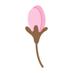 Tenderness of spring. Vector illustration