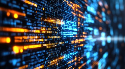 A close-up shot of a computer screen filled with numerical data, suitable for use in reports or financial presentations