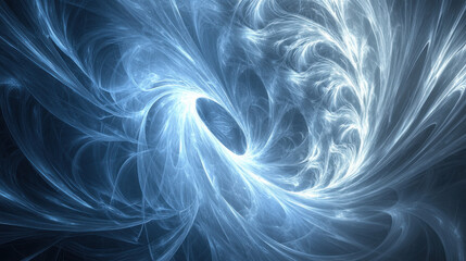 Fototapeta premium Elegant abstract digital background, blue color palette, soft radial gradients