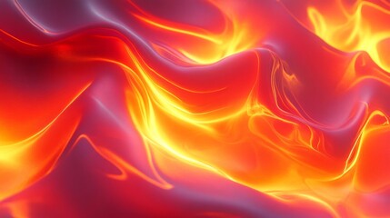 Abstract Fire Background Red Orange Yellow Fluid Texture
