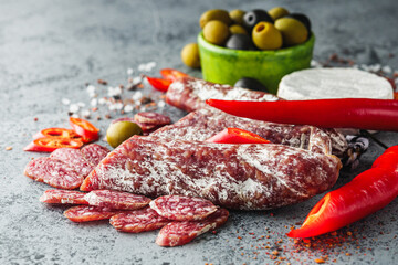 Fuet Sausage Platter: A Gourmet Appetizer with Spanish Delights
