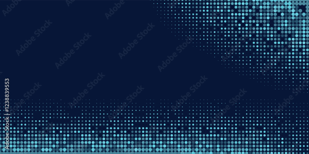 Wall mural light blue vector layout with circle shapes. blurred decorative design in abstract style with bubble