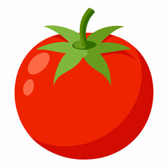 tomato isolated on white