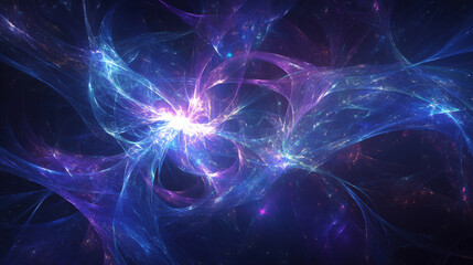 High-quality digital background, abstract geometric design, deep blue color spectrum