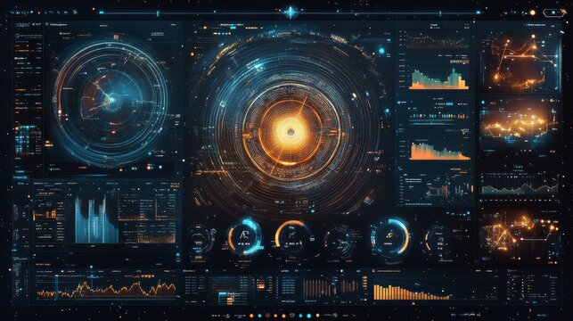 Technology oriented data visualization interface