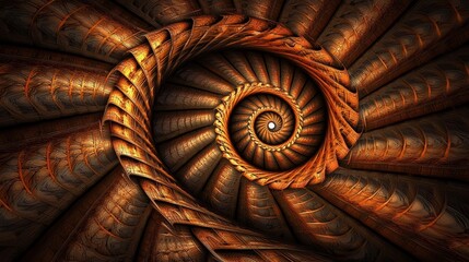 Fototapeta premium Capturing Notions of Infinity through Abstract Patterns and Textures