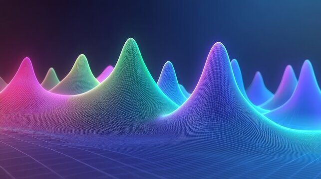 Colorful Visualizations of Wave Functions in a Three-Dimensional Space