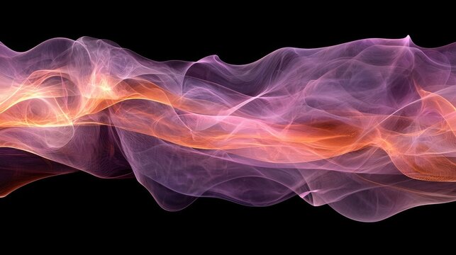 Colorful Visual Representation of Wave Functions in Abstract Style