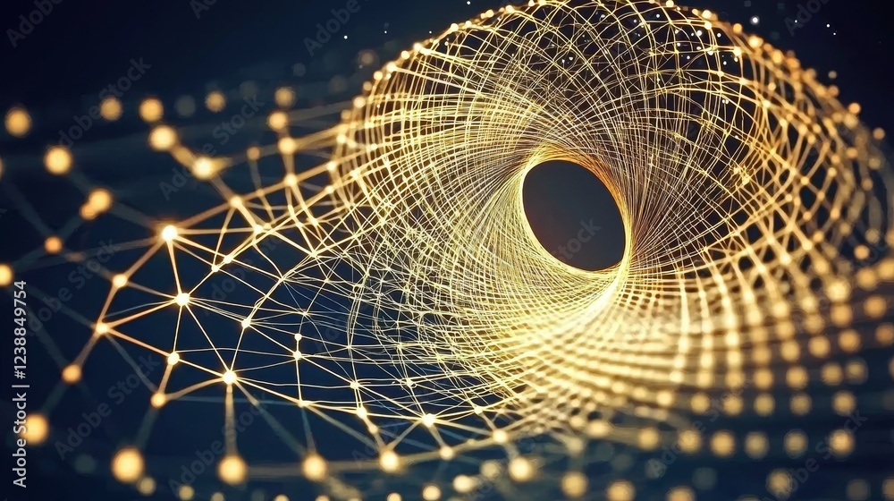 Poster interactive digital representation of celestial patterns and structures
