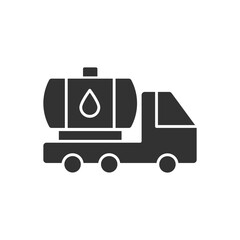 Oil truck icon - sign symbol