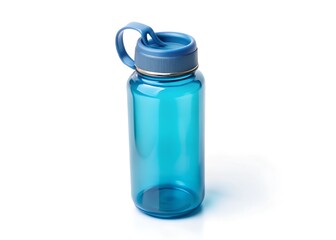 reusable water bottle isolated on a white background