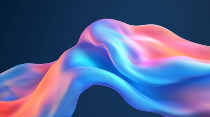 Obraz premium Abstract Representation of Quantum Superposition Through Fluid Dynamics and Colors