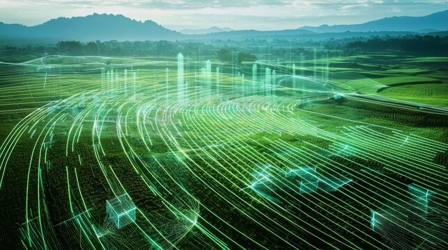 An exploration of topography through advanced digital graphics and visual representations.