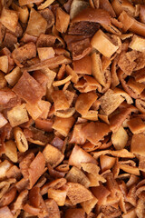 Crispy Fried Pita Bread texture for soups and fatteh 