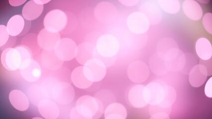 Delicate Pink Bokeh Background