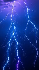 Stunning Night Sky Lightning Display