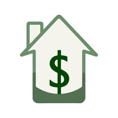 Home wealth icon