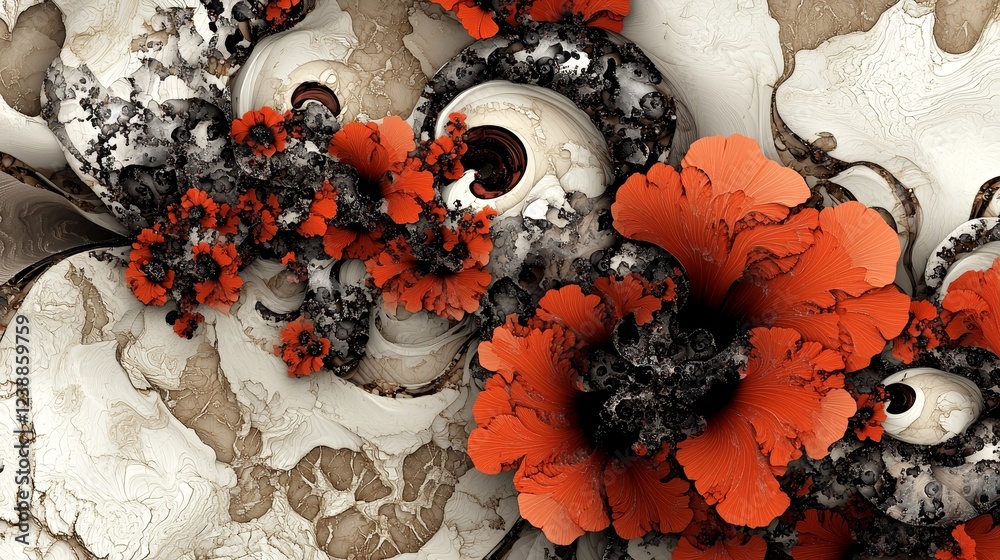 Poster the beauty of quantum algorithms visualized in abstract fractal art