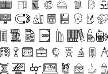 
Kidhood line icons set. Contains such icons as car, activity, kid, playground, happy, childhood and more. Thin linear style icons. Vector illustration in modern line style. 