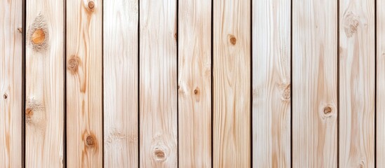 Fototapeta premium Light wooden planks background with natural texture and patterns suitable for design projects and presentations Copy Space
