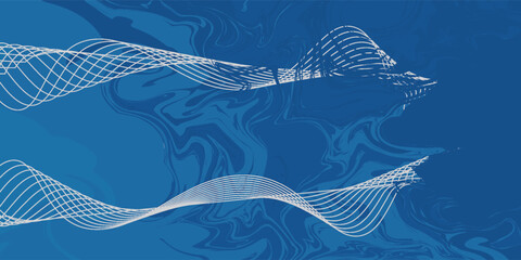 Blue abstract background. Diagonal line vector. EPS 10